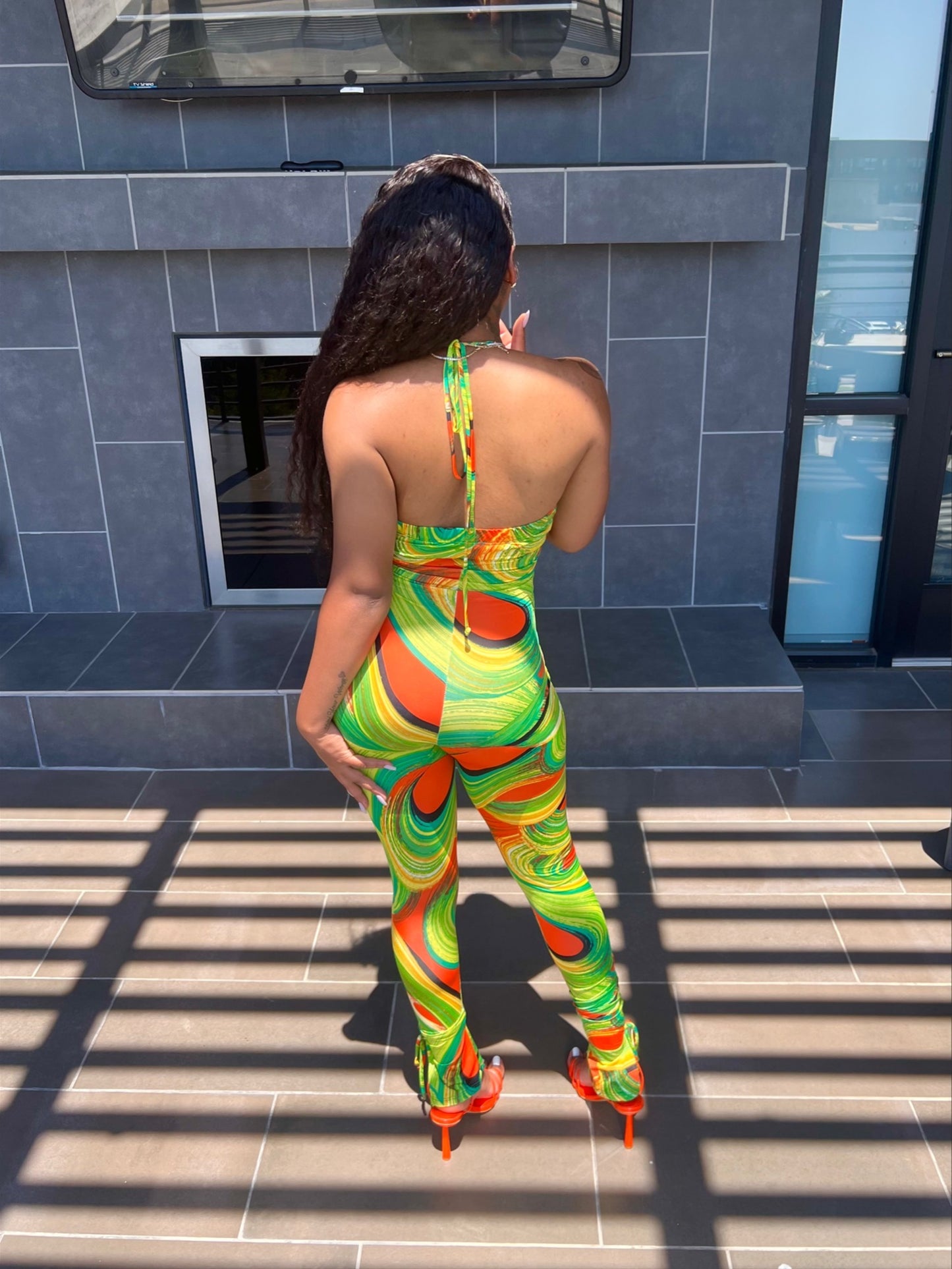 Miami Mix Sexy Jumpsuit