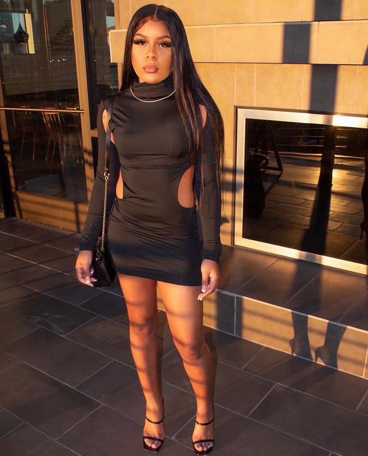 Boujee Black Sexy Dress